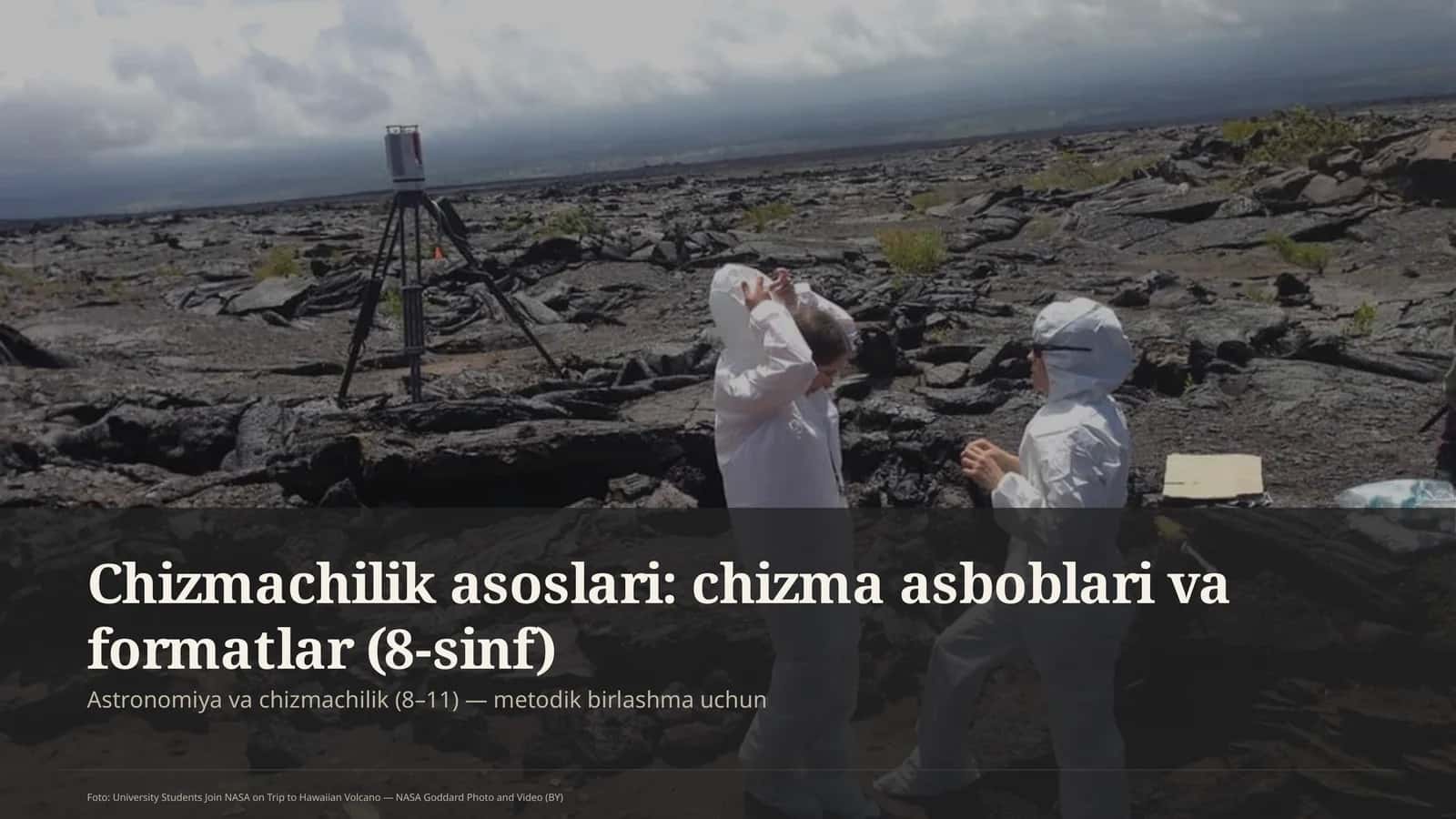 Chizmachilik asoslari: chizma asboblari va formatlar (8-sinf)