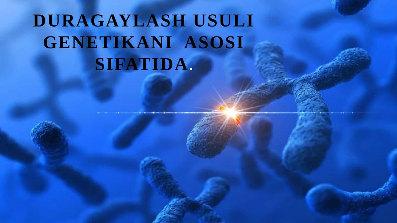 DURAGAYLASH USULI GENETIKANI ASOSI SIFATIDA