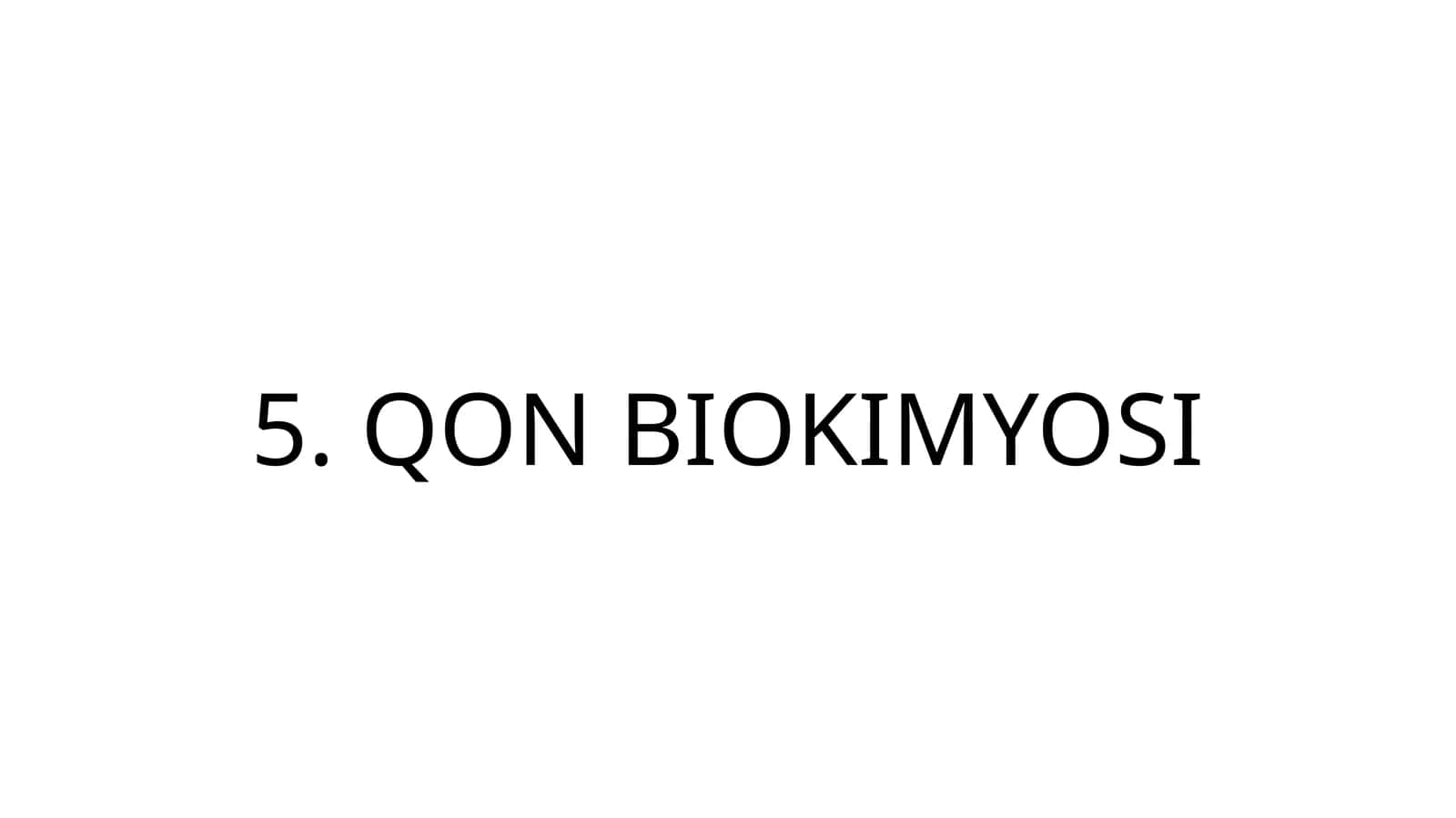 QON BIOKIMYOSI