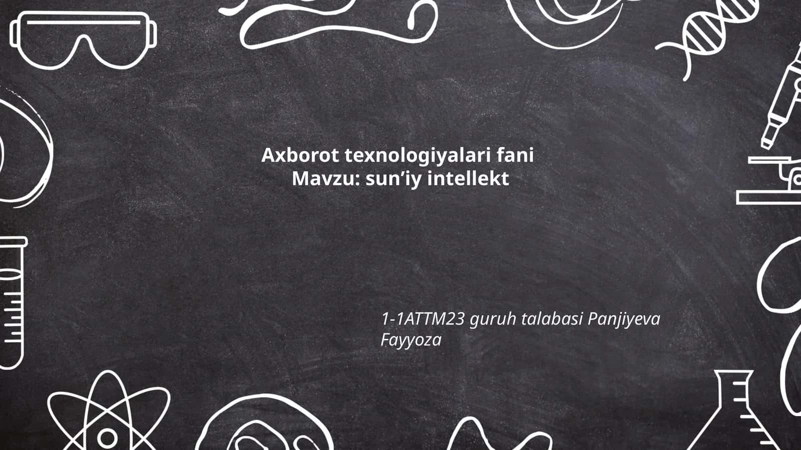 Sunʼiy intellektning rivojlanish tarixi