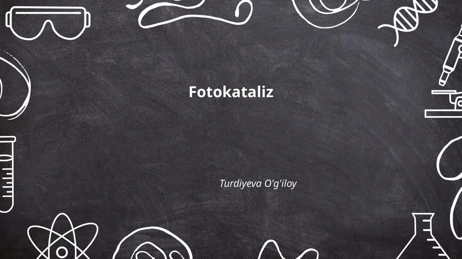 Fotokataliz