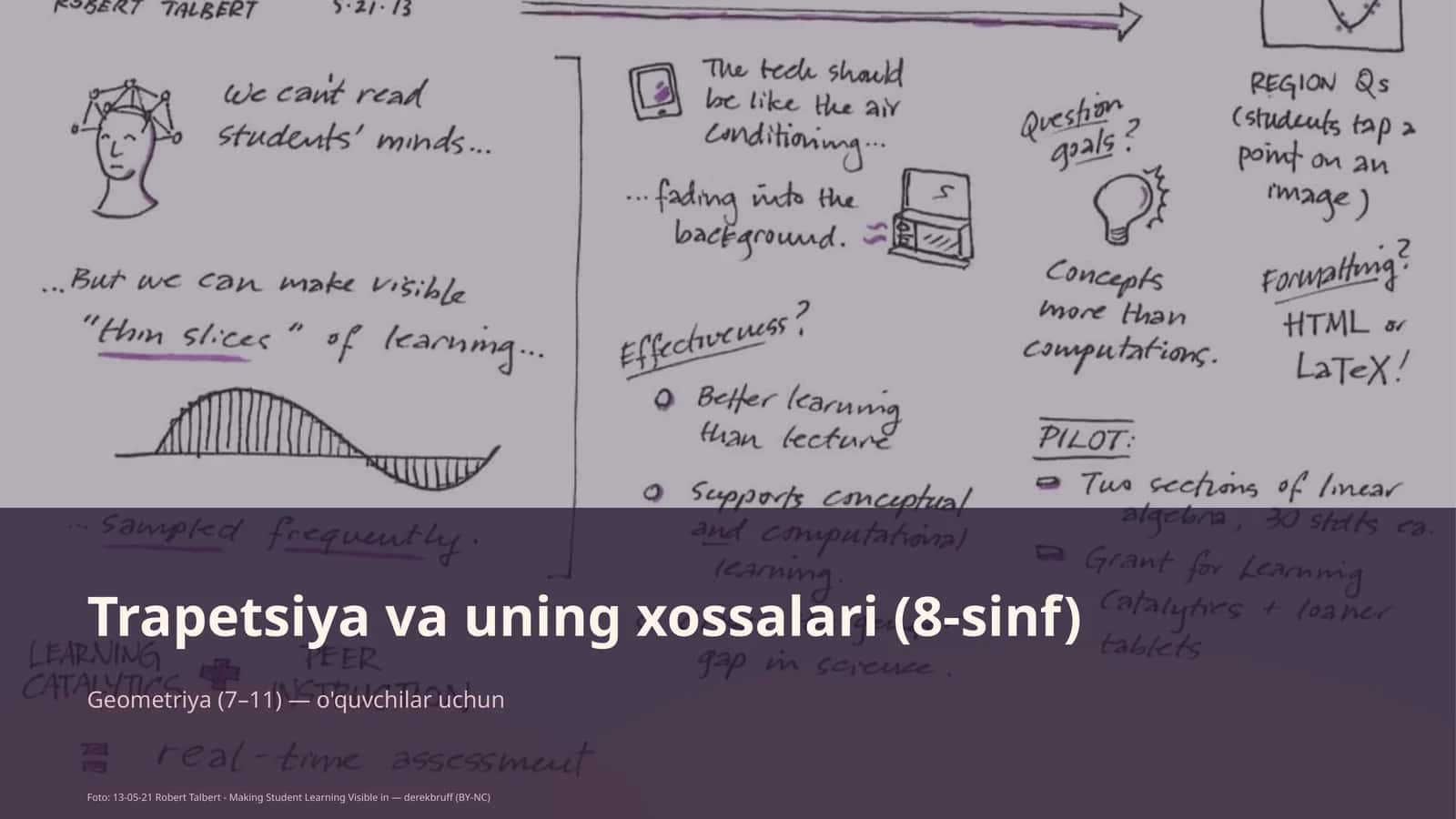 Trapetsiya va uning xossalari (8-sinf)