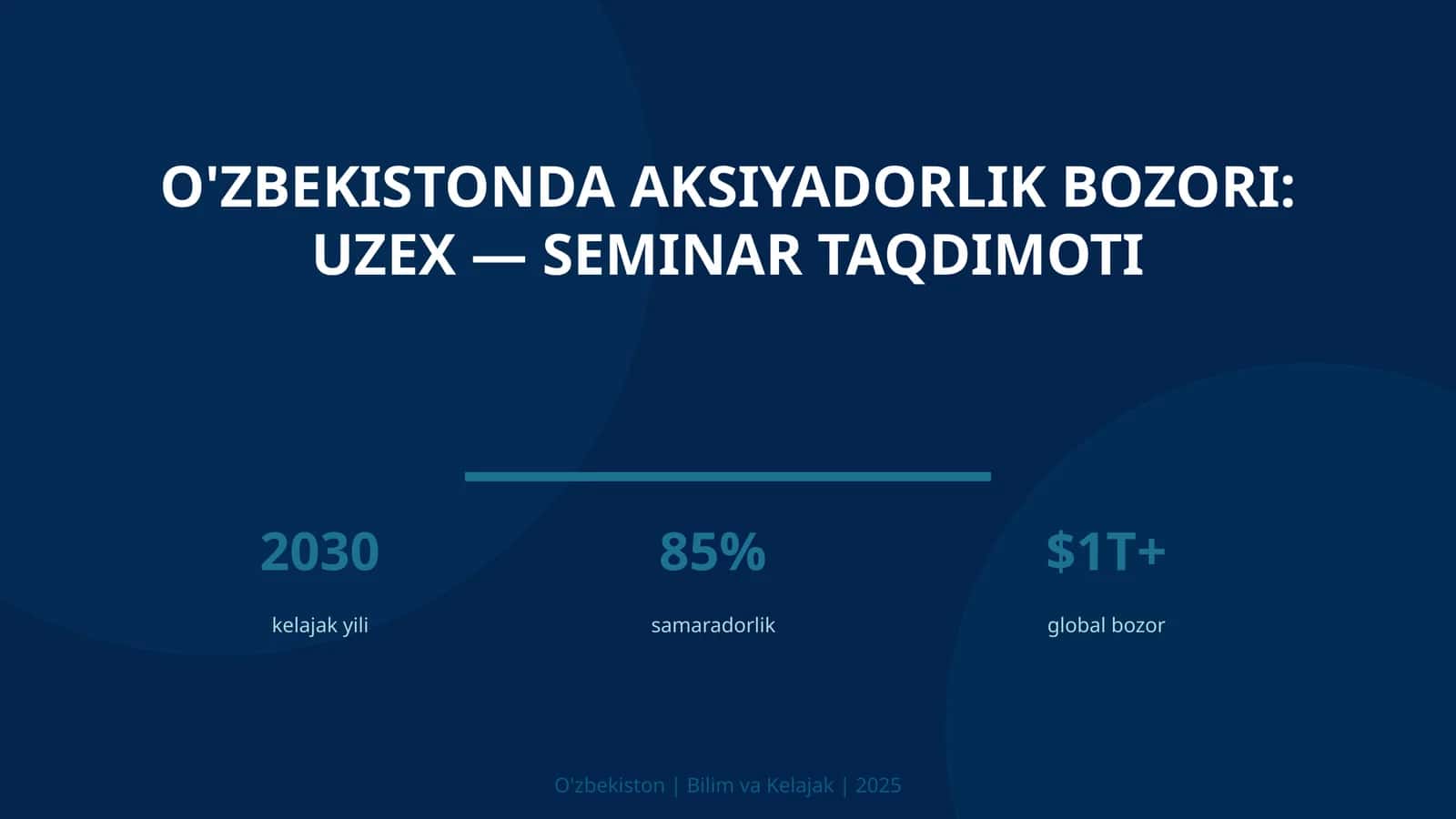 UzEx — SEMINAR TAQDIMOTI