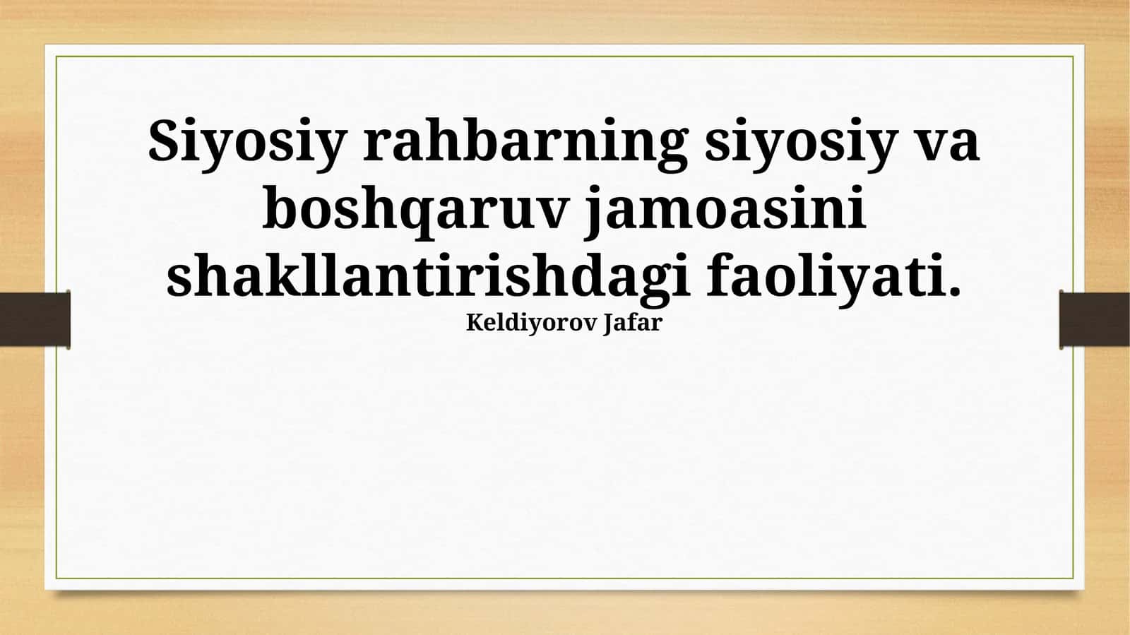 Muloqot va Axborot Almashinuvi