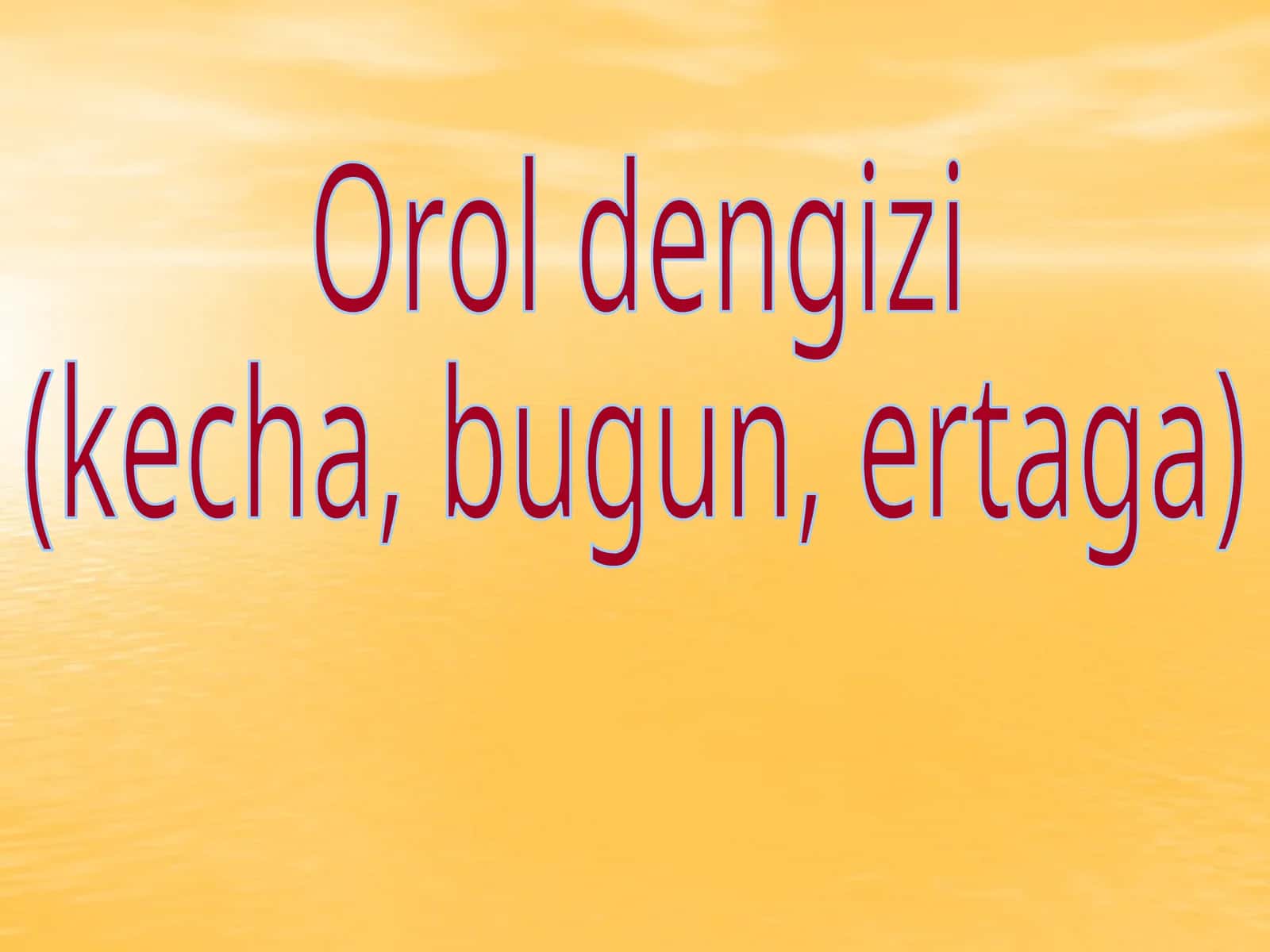 Orol dengizi