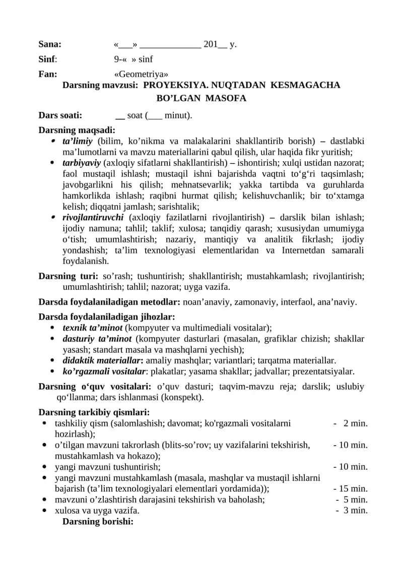 9-sinf geometriya 4-chorak