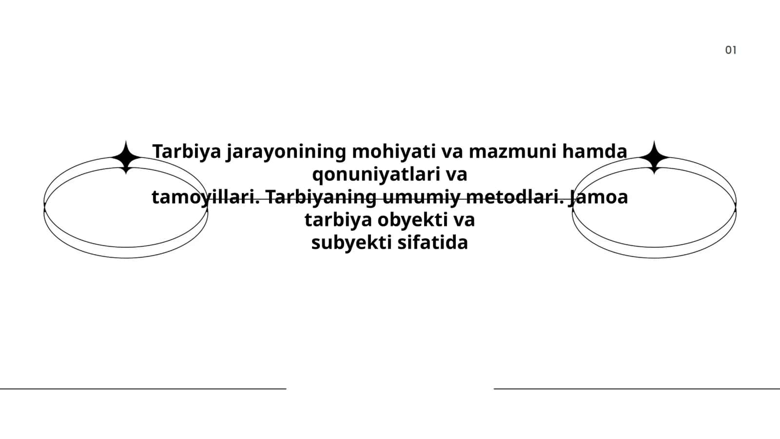 Tarbiya jarayonining mohiyati va mazmuni