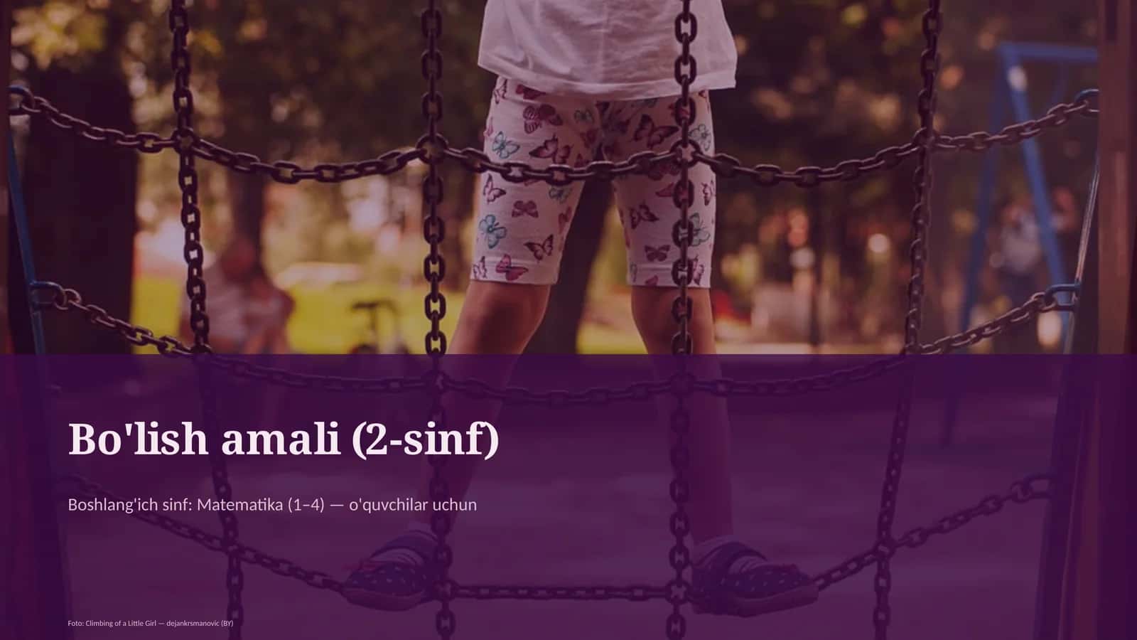 Bo'lish amali (2-sinf)