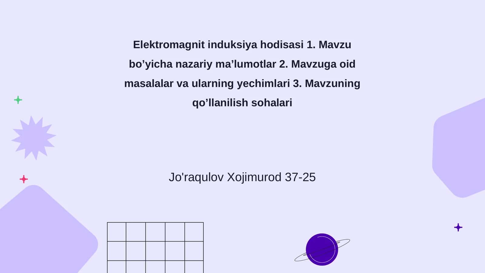 Elektromagnit induksiya hodisasi