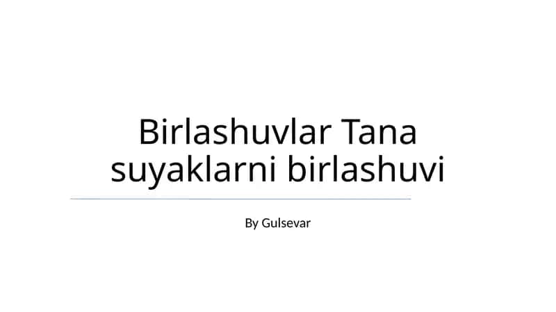 Birlashuvlar Tana suyaklarni birlashuvi