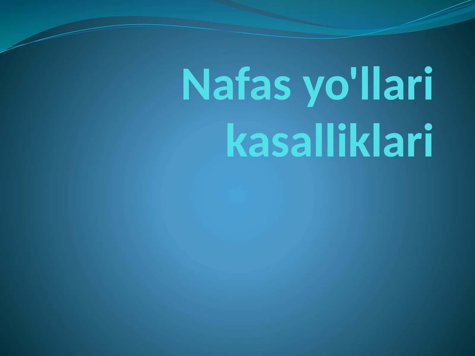 Hayvonlarda nafas yo'llari kasalliklari