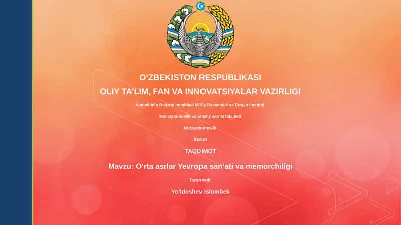 Oʻrta asrlar Yevropa san'ati va memorchiligi