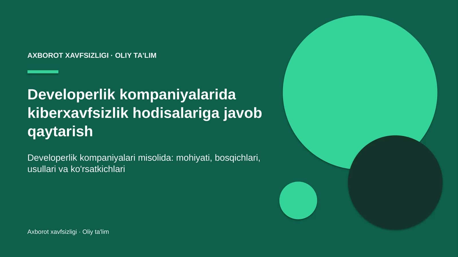 developerlik kompaniyalarida kiberxavfsizlik hodisalariga javob qaytarish 6682
