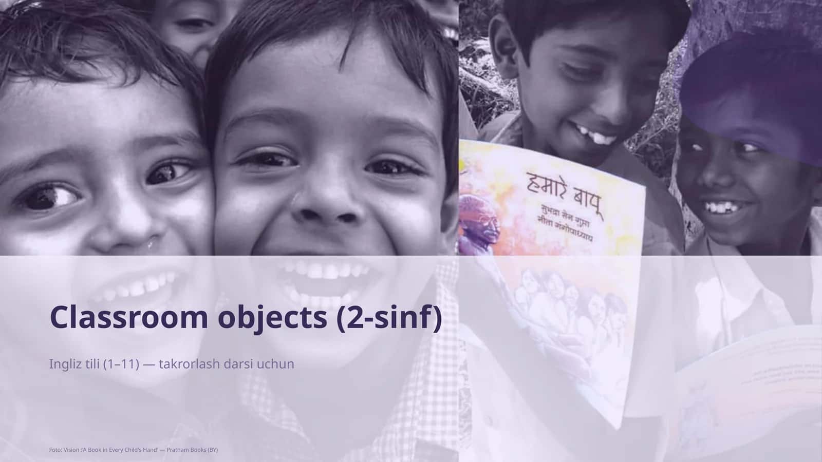 Classroom objects (2-sinf)
