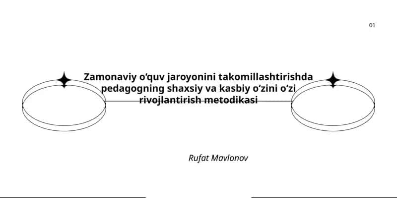 Zamonaviy o‘quv jaroyonini takomillashtirishda pedagogning shaxsiy va kasbiy o‘zini o‘zi rivojlantirish metodikasi