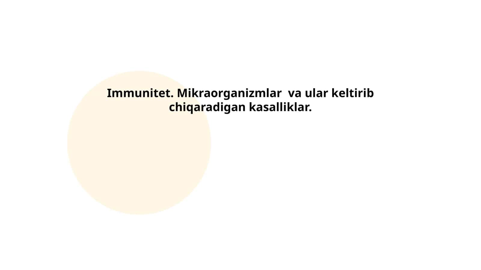 Immunitetning asosiy turlari