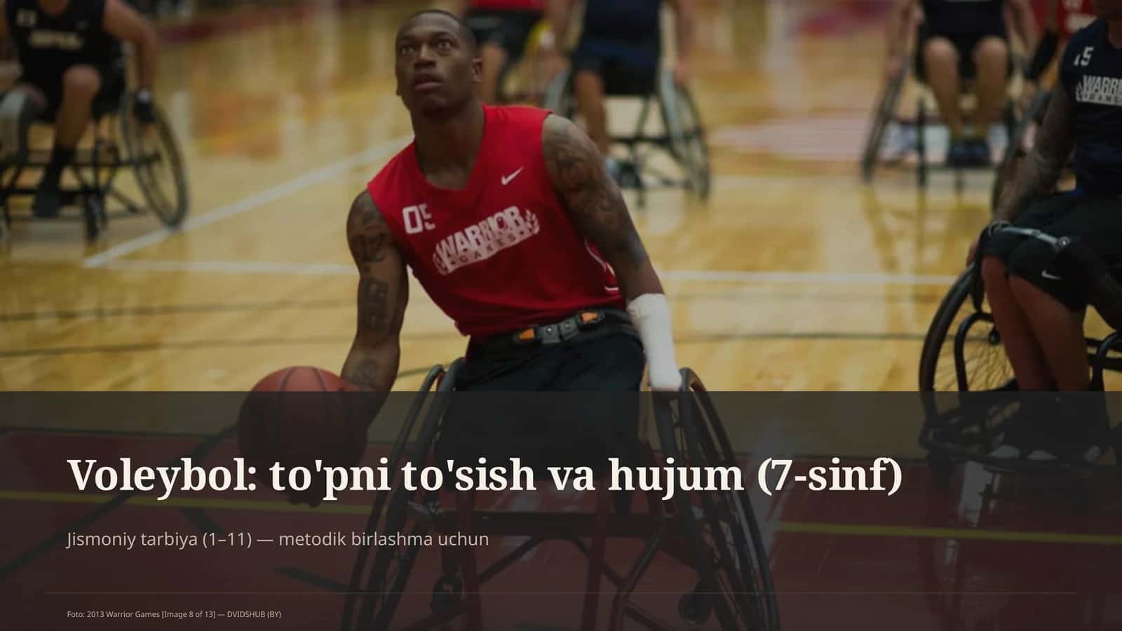 Voleybol: to'pni to'sish va hujum (7-sinf)