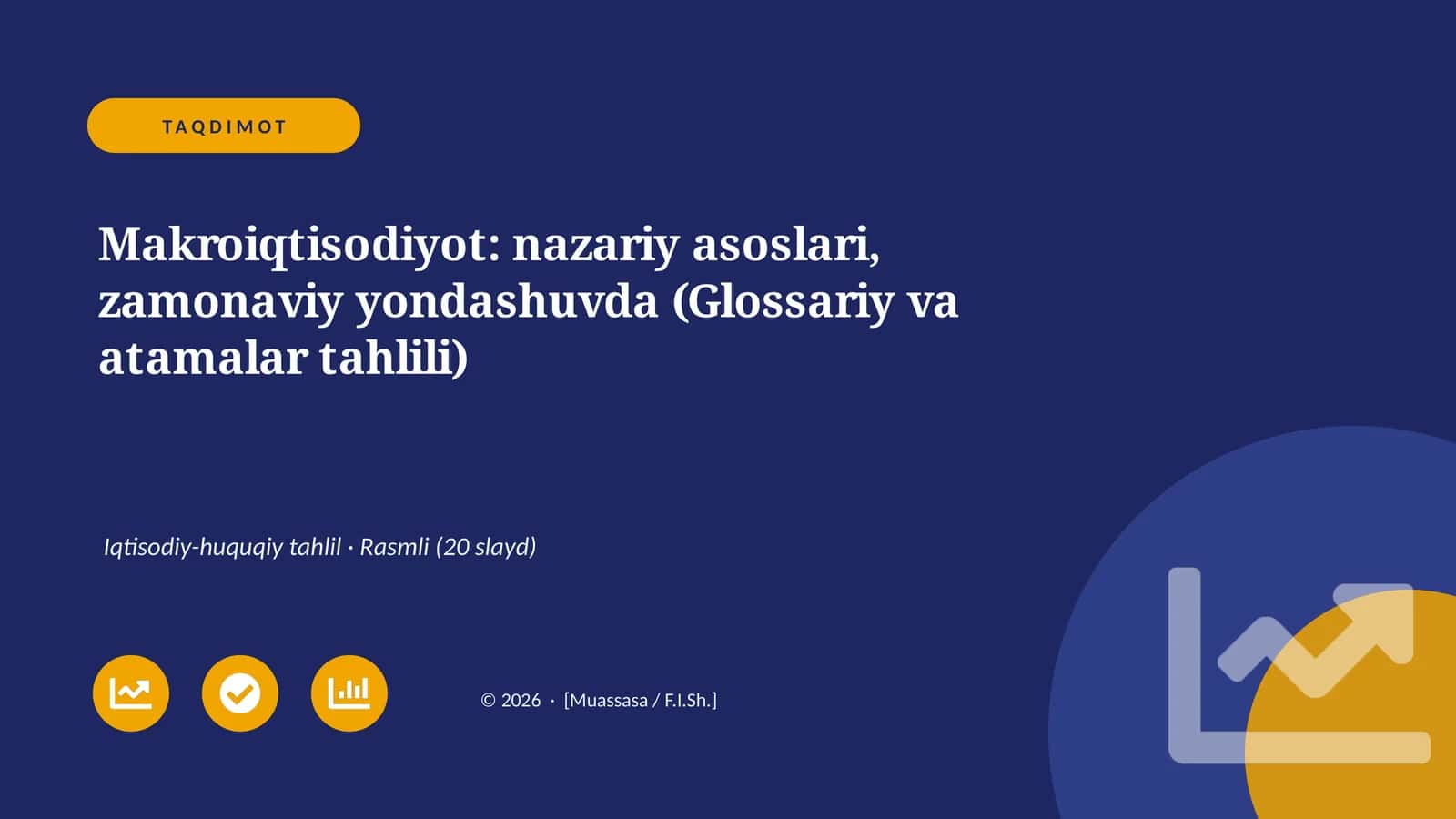 Makroiqtisodiyot: nazariy asoslari, zamonaviy yondashuvda (Glossariy va atamalar tahlili)