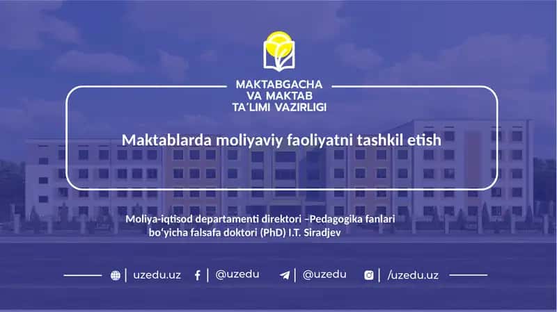 Davlat tilida ish yuritish fanidan tayyorlagan slayd