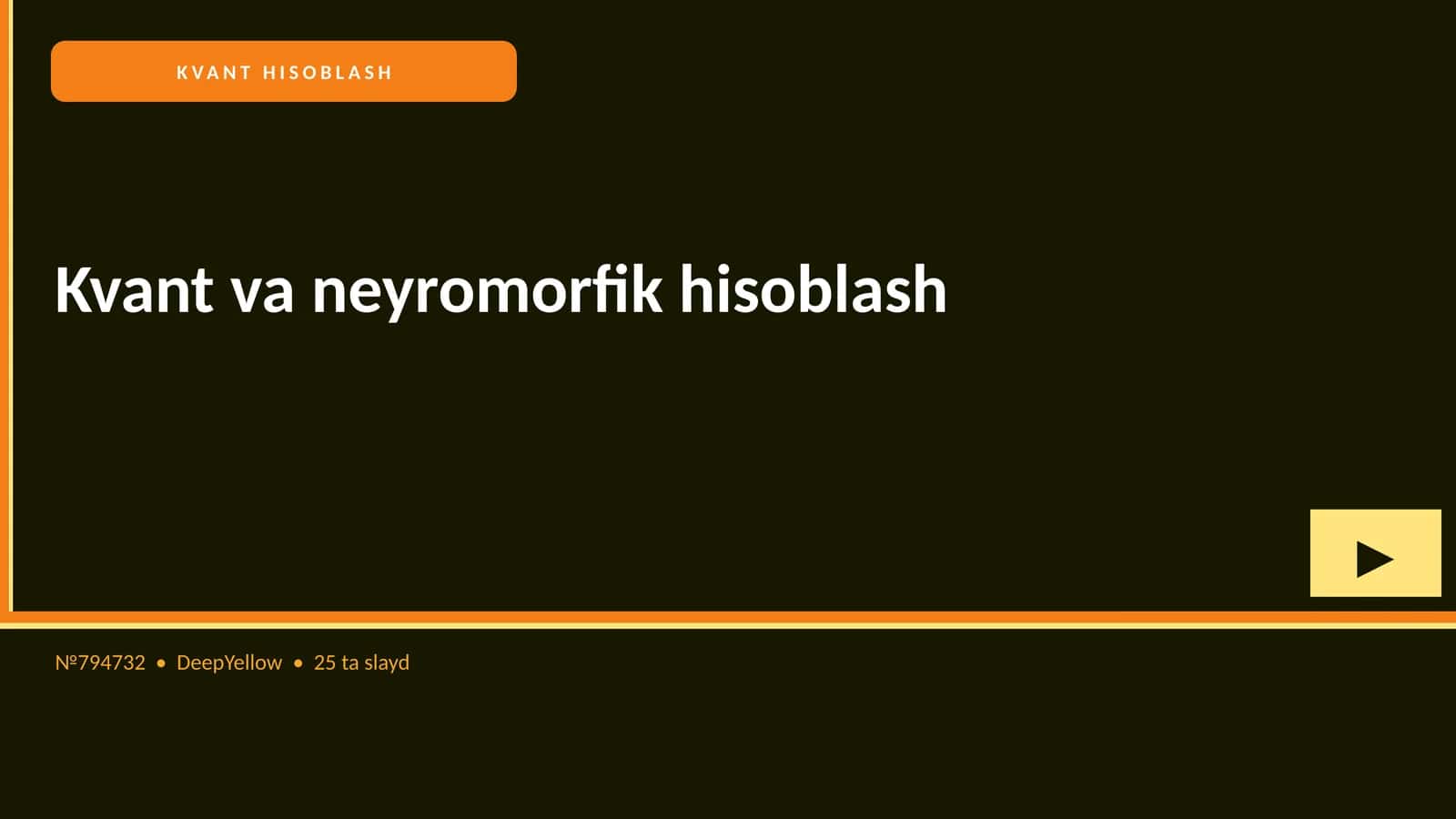 Kvant va neyromorfik hisoblash