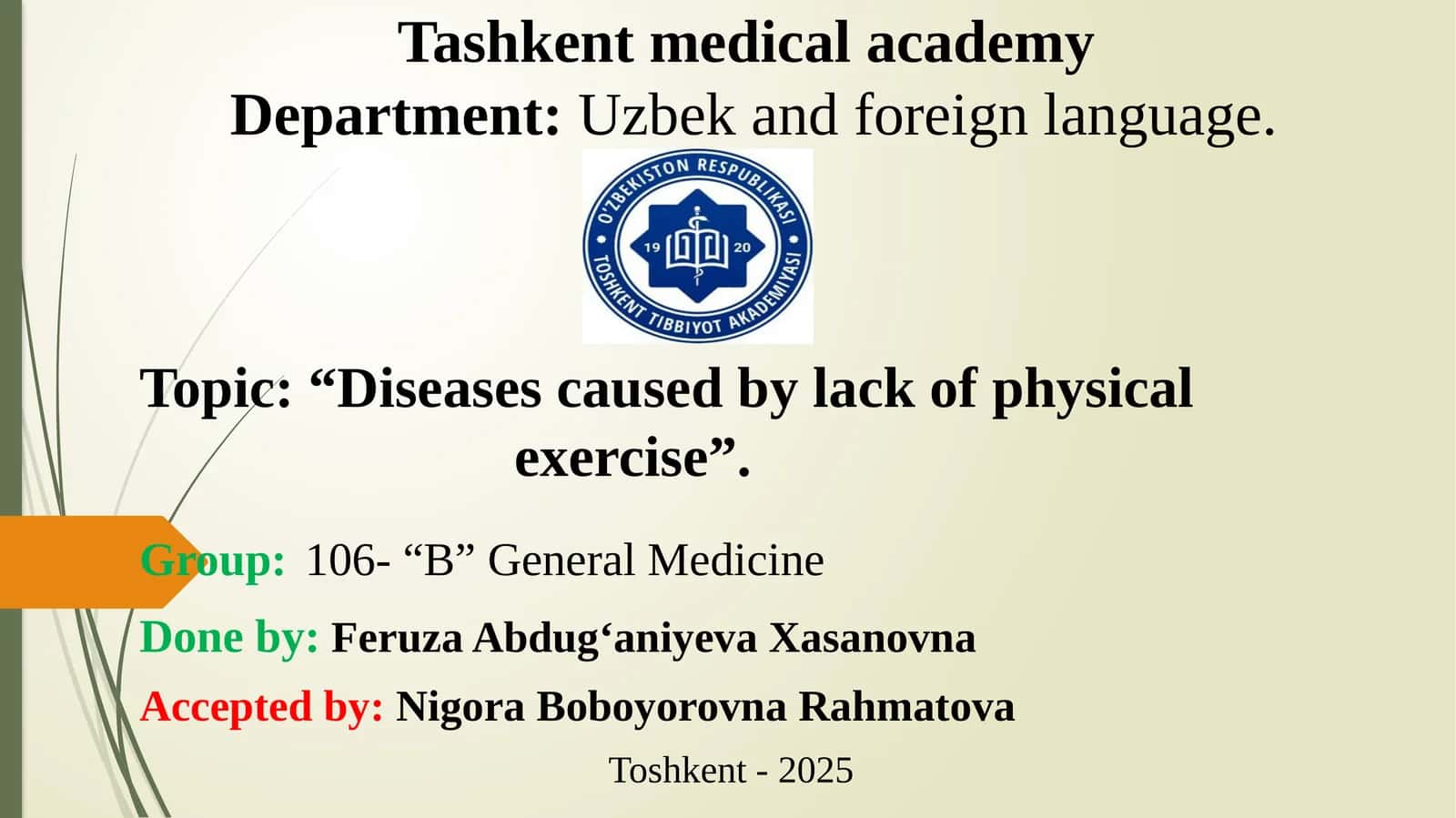 Diseases caused by lack of physical exercise