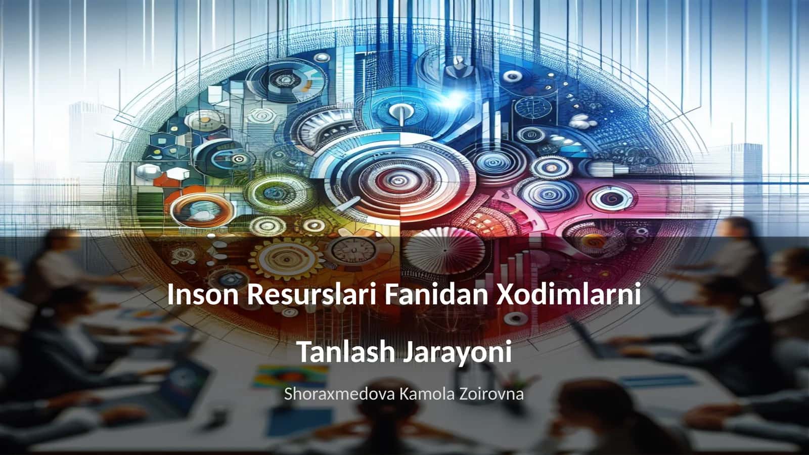Inson Resurslari Fanidan Xodimlarni Tanlash Jarayoni