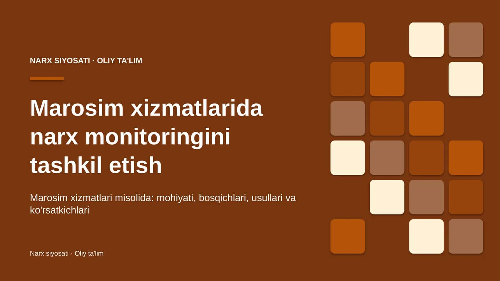 marosim xizmatlarida narx monitoringini tashkil etish 3938