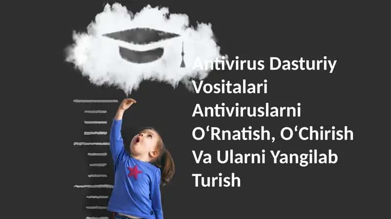 Antivirus Dasturiy Vositalari Antiviruslarni OʻRnatish, OʻChirish Va Ularni Yangilab Turish