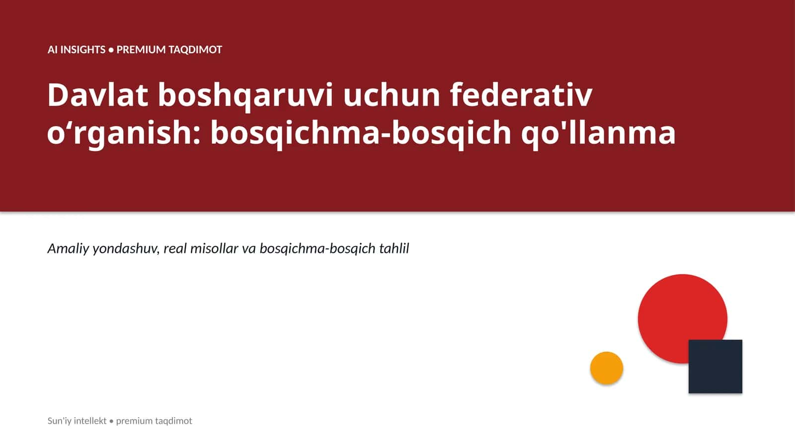 PREMIUM TAQDIMOT