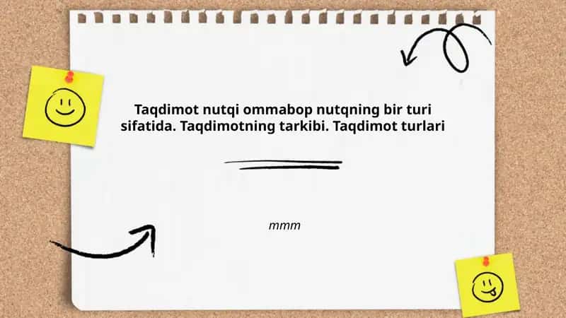 Taqdimot nutqi