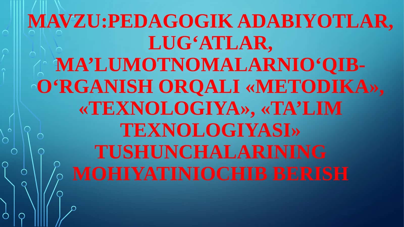 Pedagogika abiyotlar
