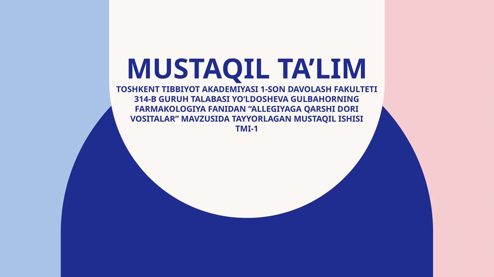 allegiyaga qarshi dorivor vositalar