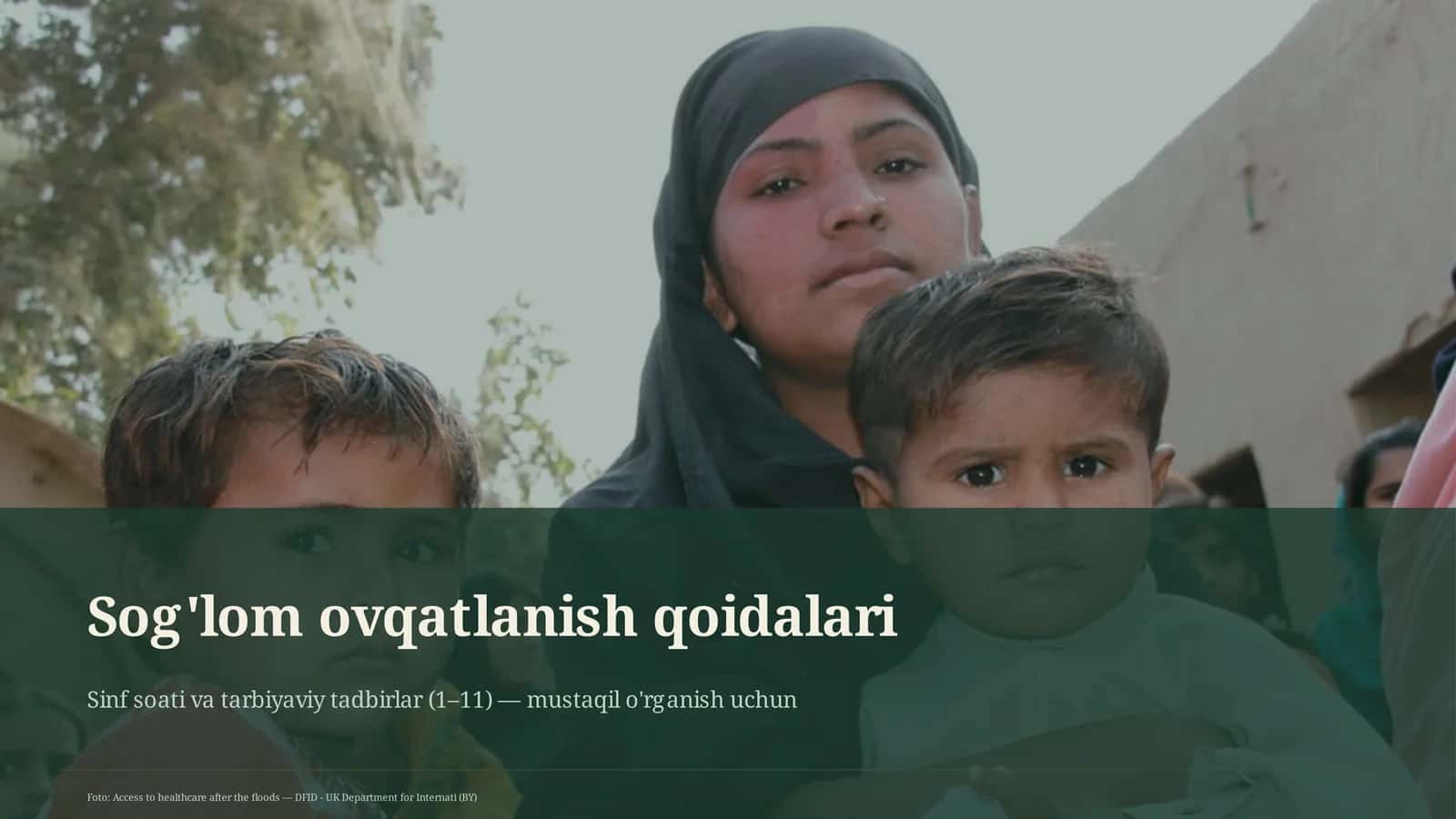 Sog'lom ovqatlanish qoidalari