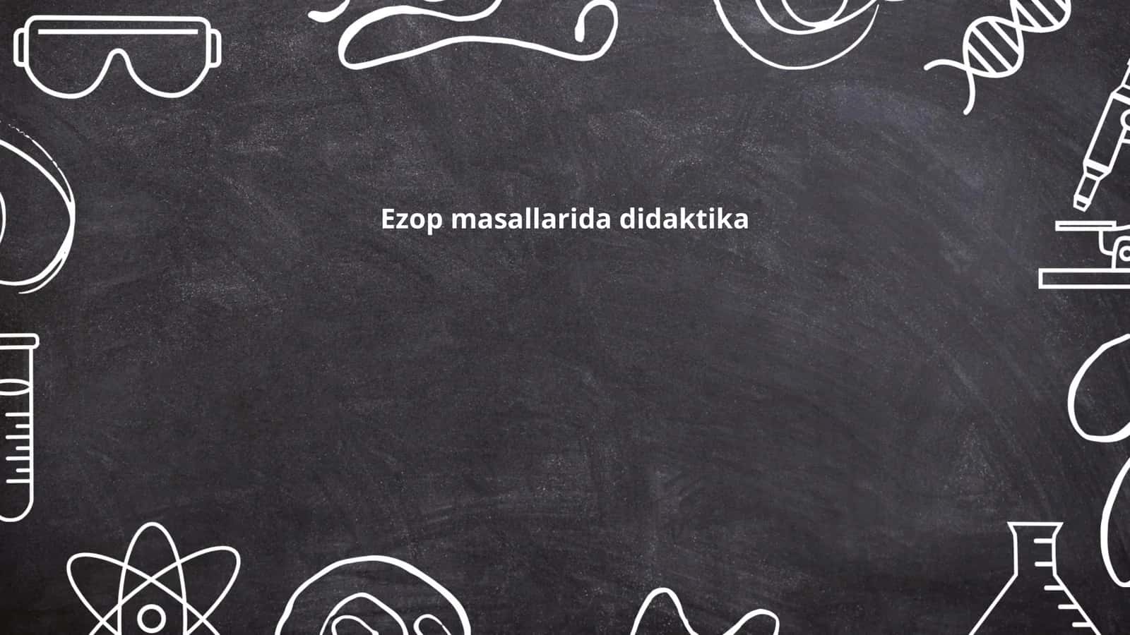 Ezop masallarida didaktika