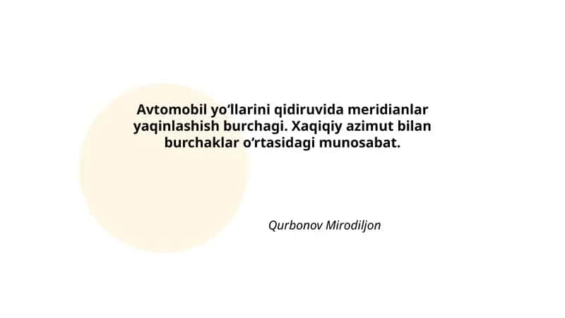 Meridianlar yaqinlashish burchagi