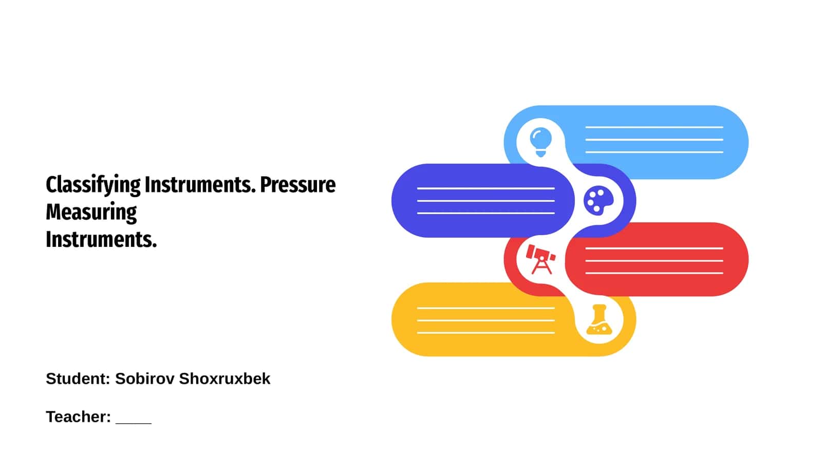 Pressure Measuring Instruments