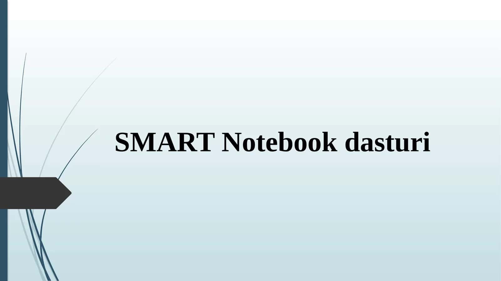 SMARTNotebookdasturi