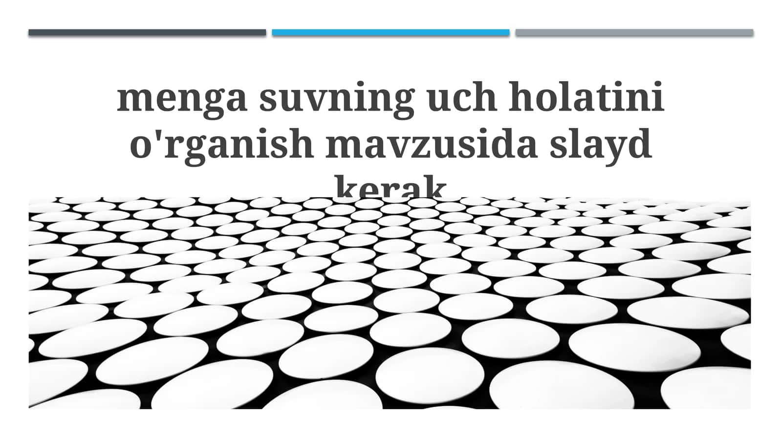 Suvning uch holati