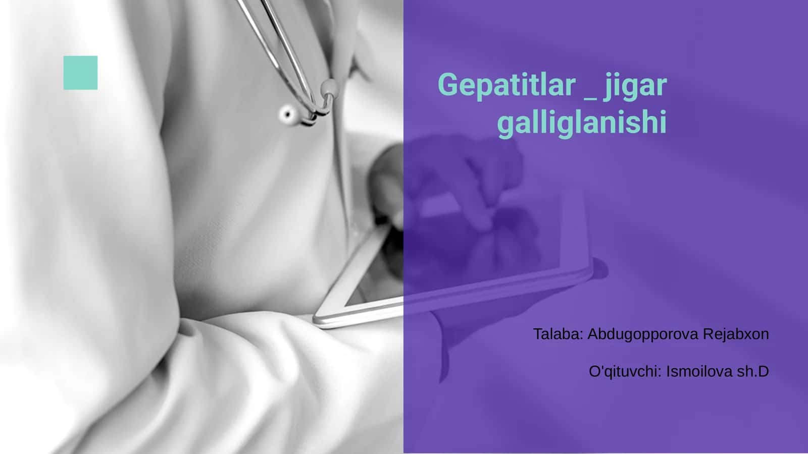 Gepatitlar _ jigar galliglanishi
