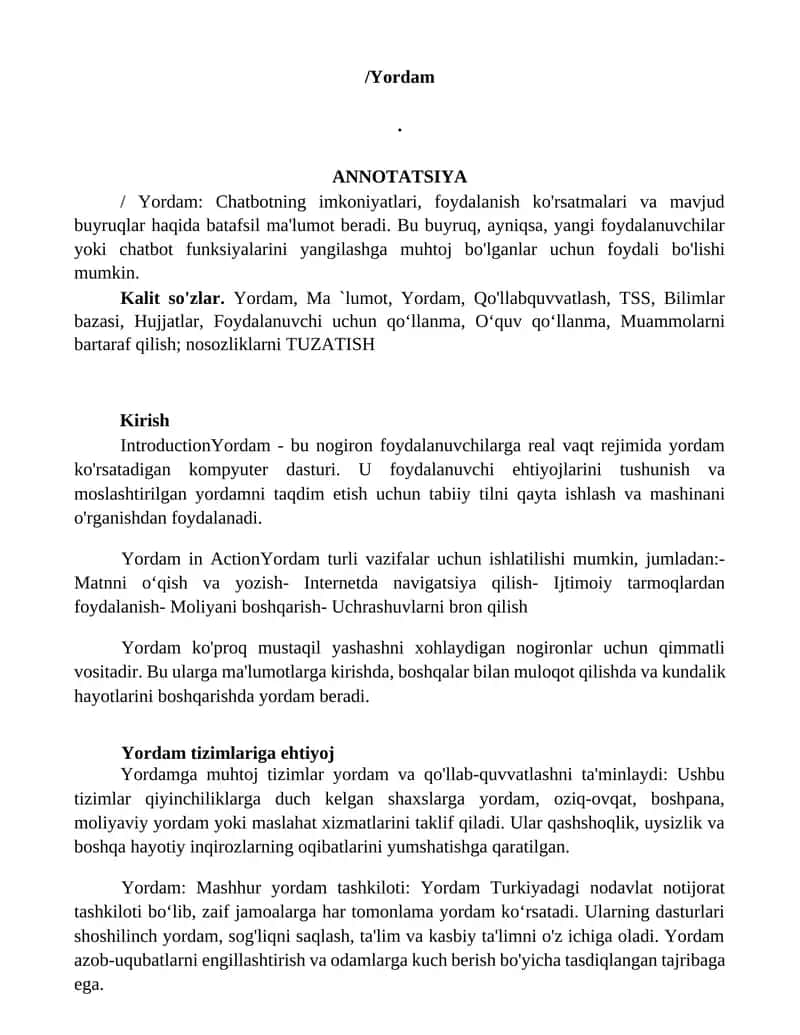 Yordam