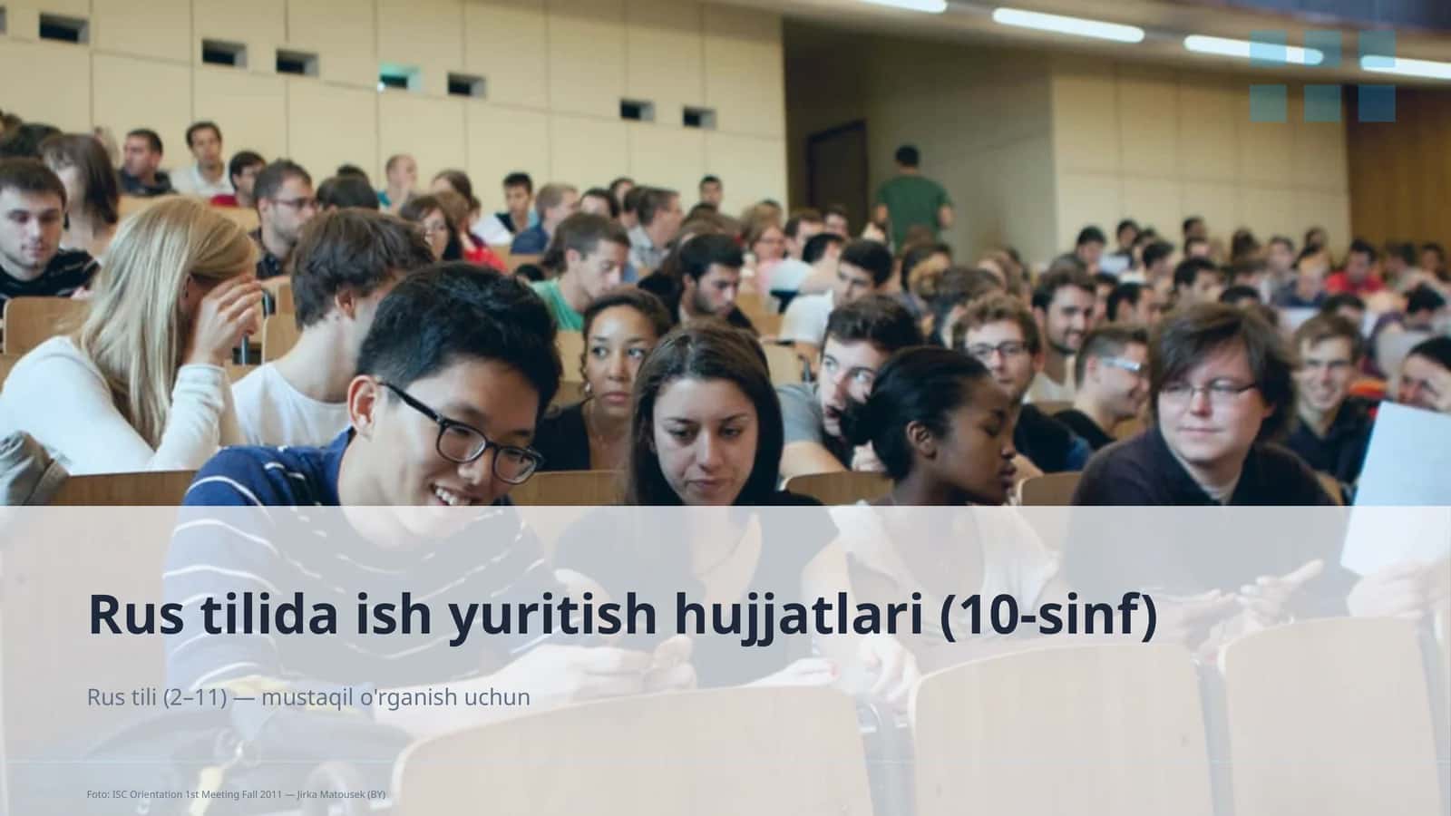 Rus tilida ish yuritish hujjatlari (10-sinf)