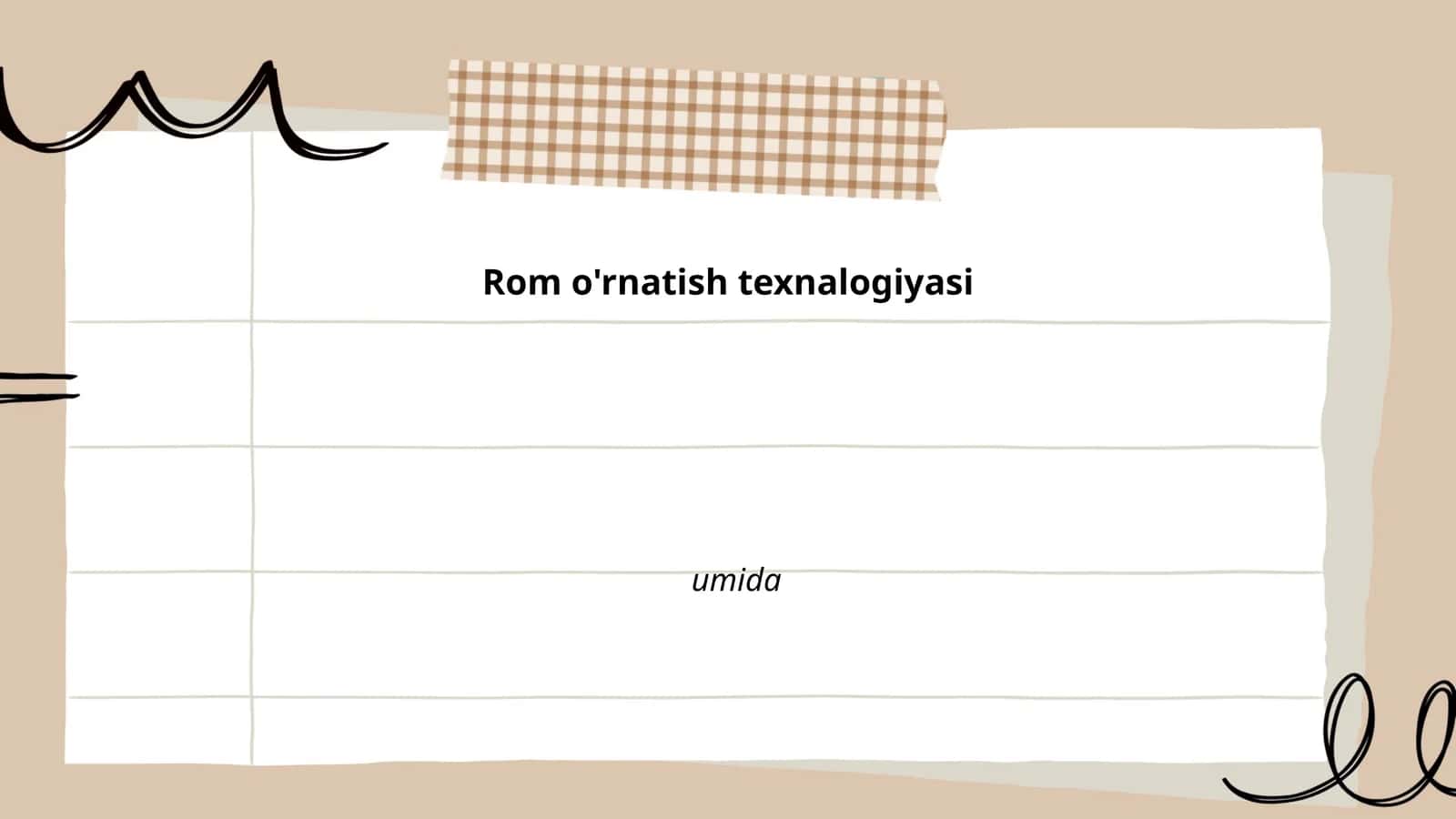 ROM o'rnatish texnalogiyasi