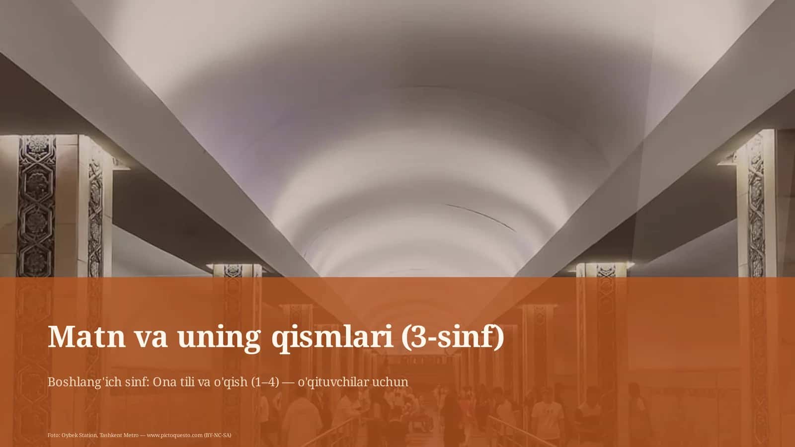 Matn va uning qismlari (3-sinf)