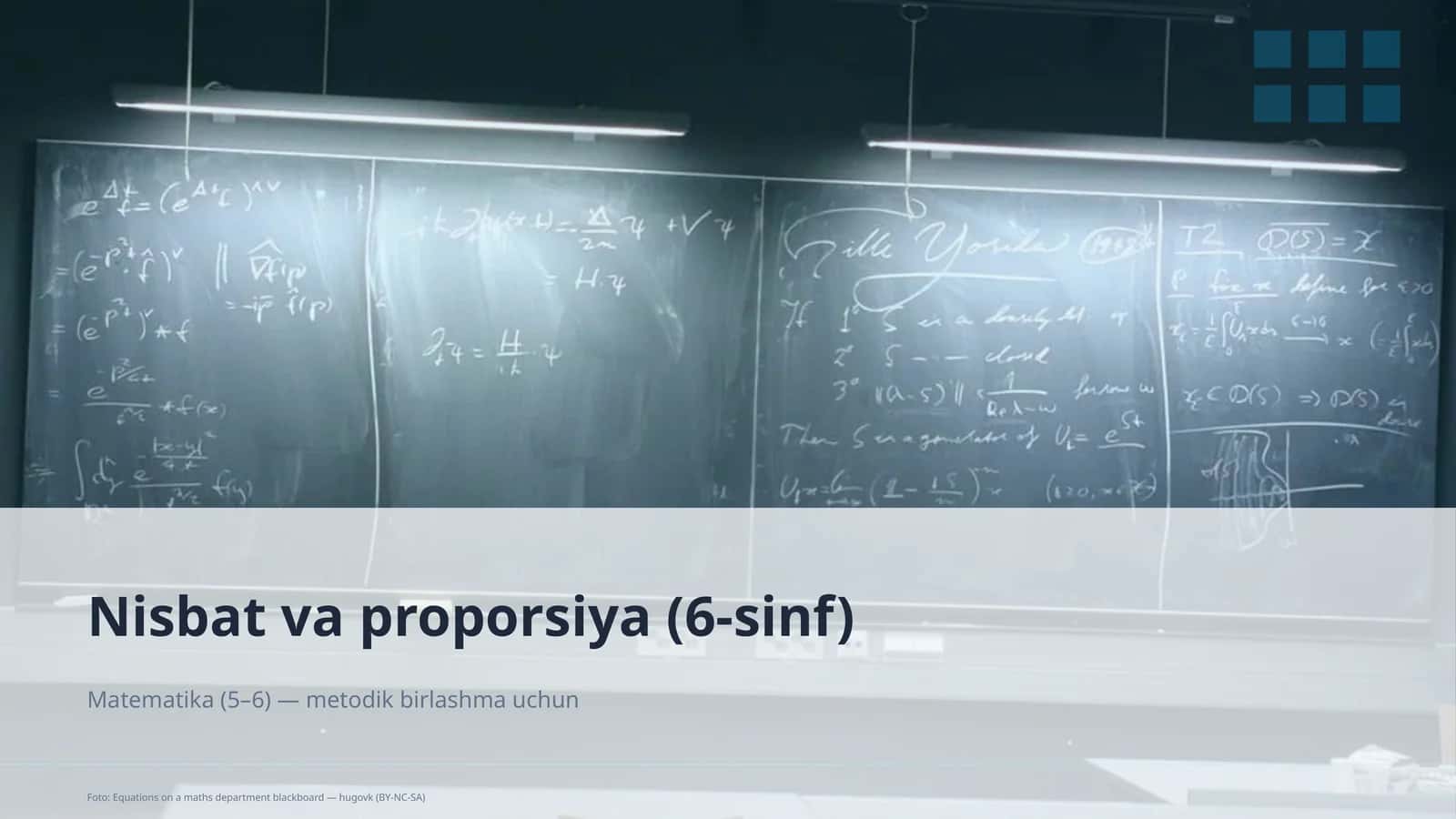 Nisbat va proporsiya (6-sinf)