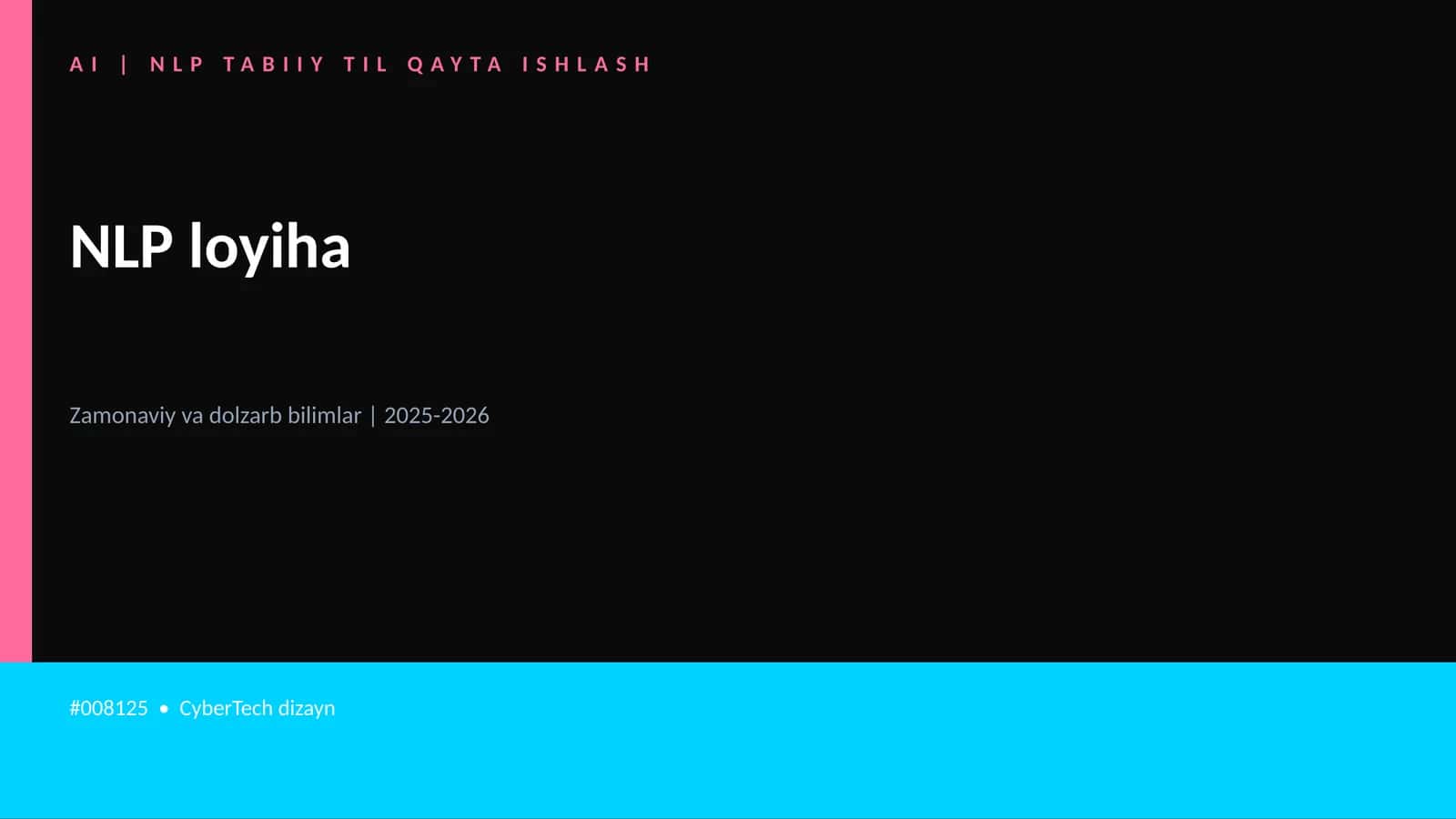 NLP loyiha