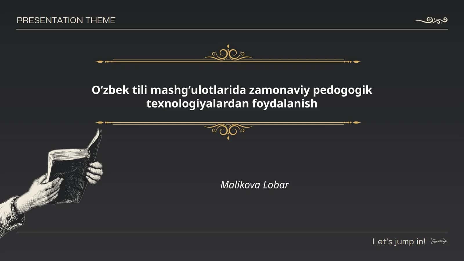 Interfaol ta'lim texnologiyalarini qo'llash