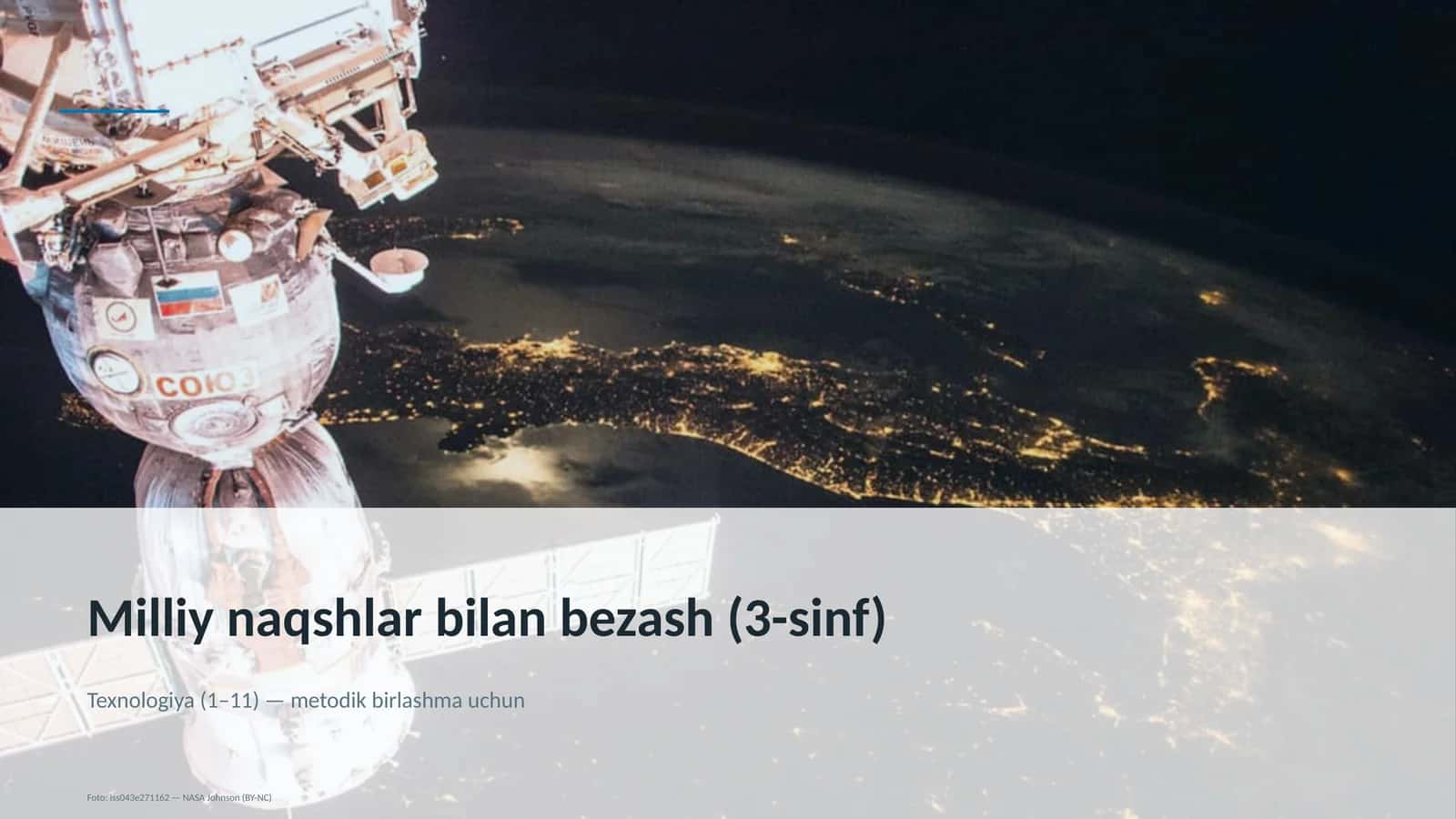 Milliy naqshlar bilan bezash (3-sinf)
