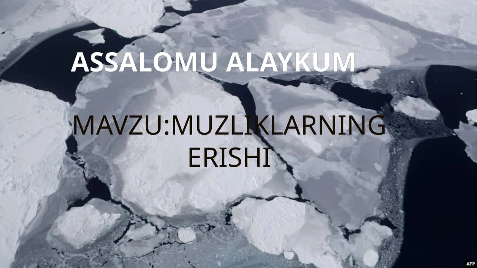 MUZLIKLARNING ERISHI