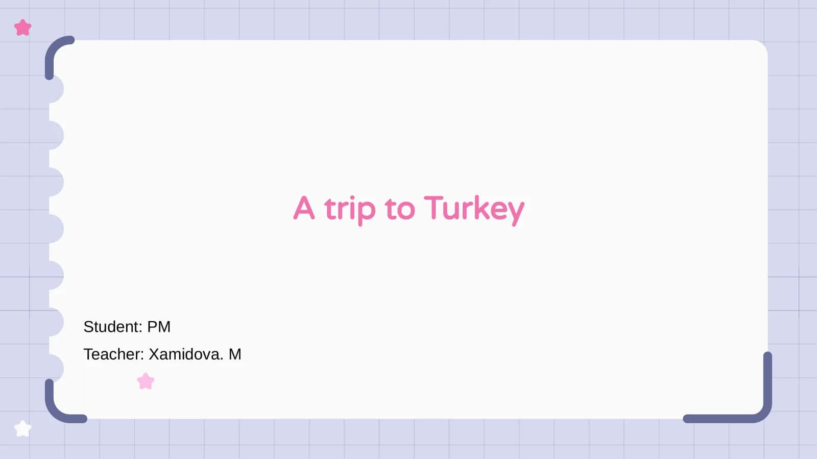 A trip to Turkey