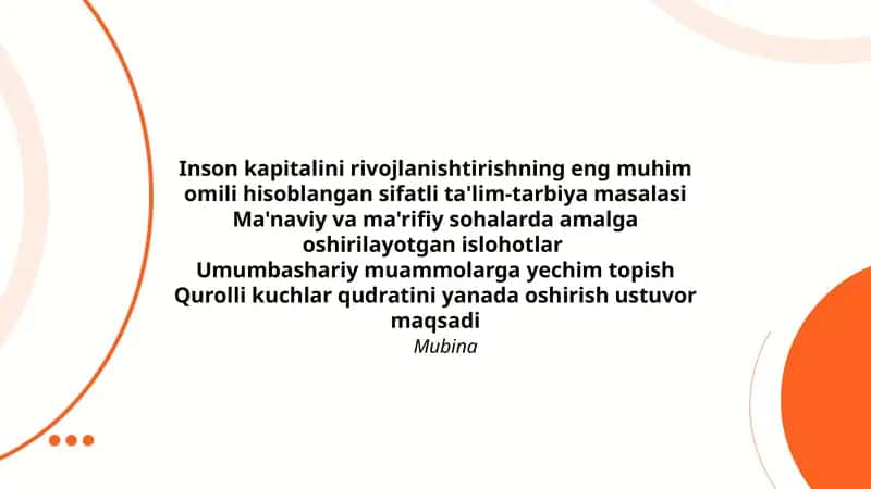 Inson kapitalini rivojlanishtirishning